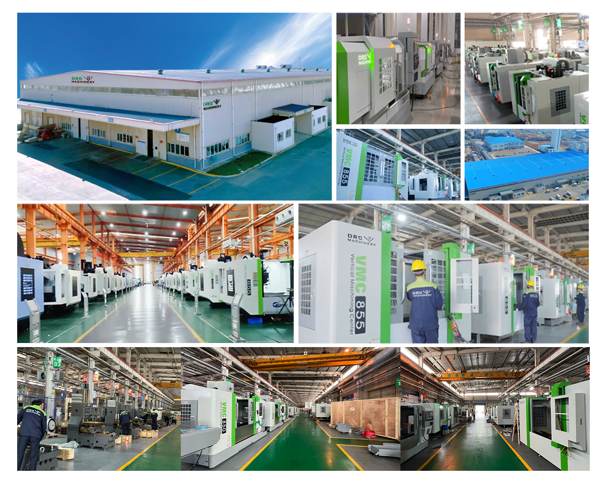 Завод DRC Machinery – производство 3-осевого вертикального обрабатывающего центра MVL1580