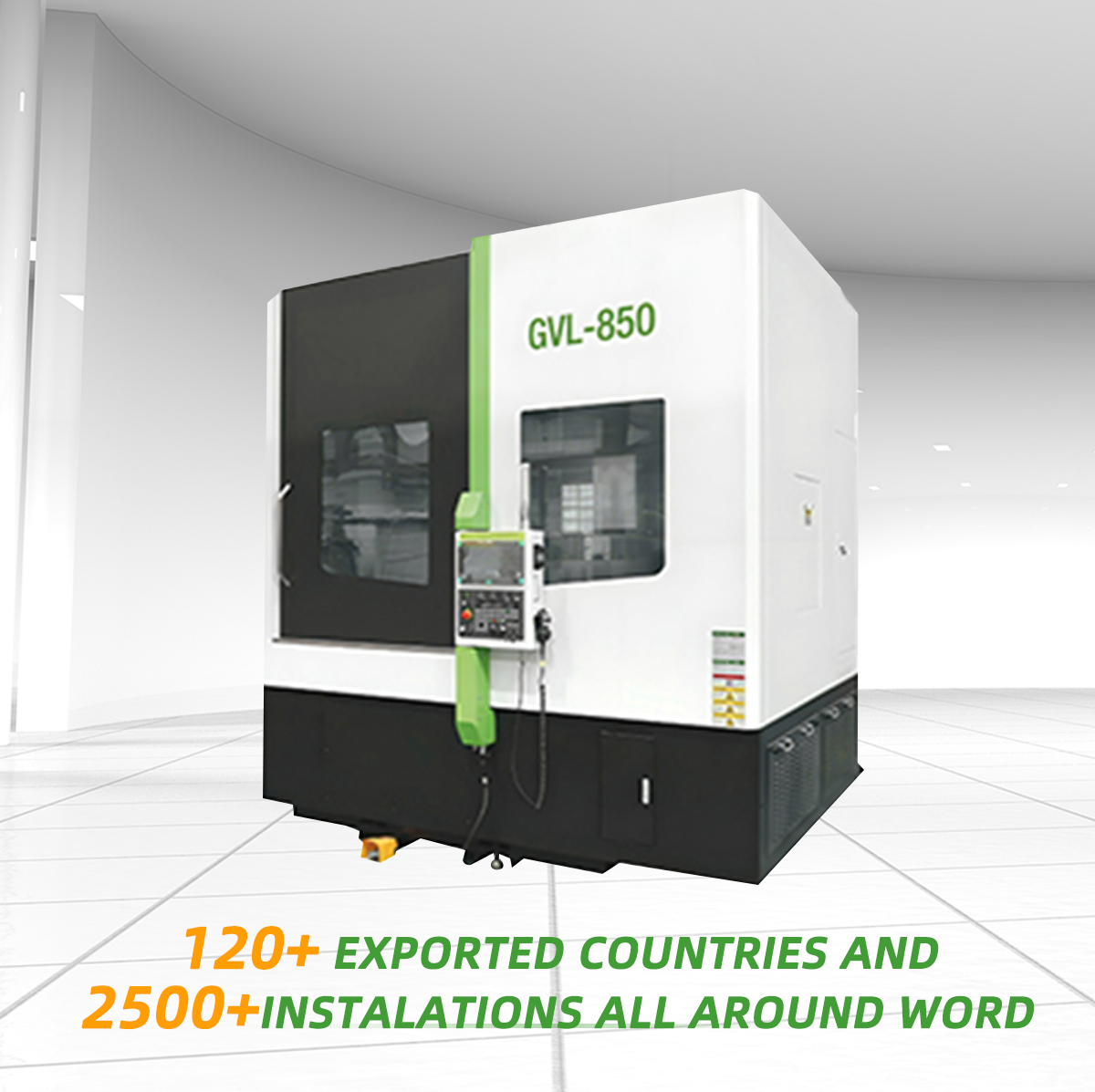 Вертикальный токарный станок ЧПУ GVL850M: внешний вид промышленного металлообработочного оборудованияВертикальный токарный станок ЧПУ GVL850M