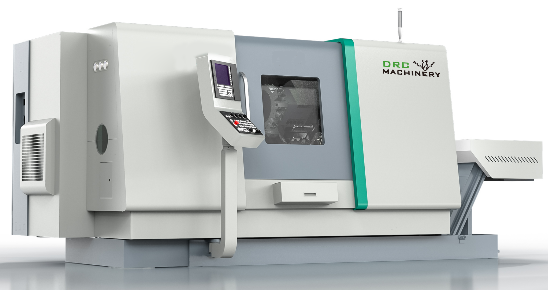 Фото продукта DRC CT5: 4-осье универсальное токарное оборудование с ЧПУ FANUC и BMT55 револьвером