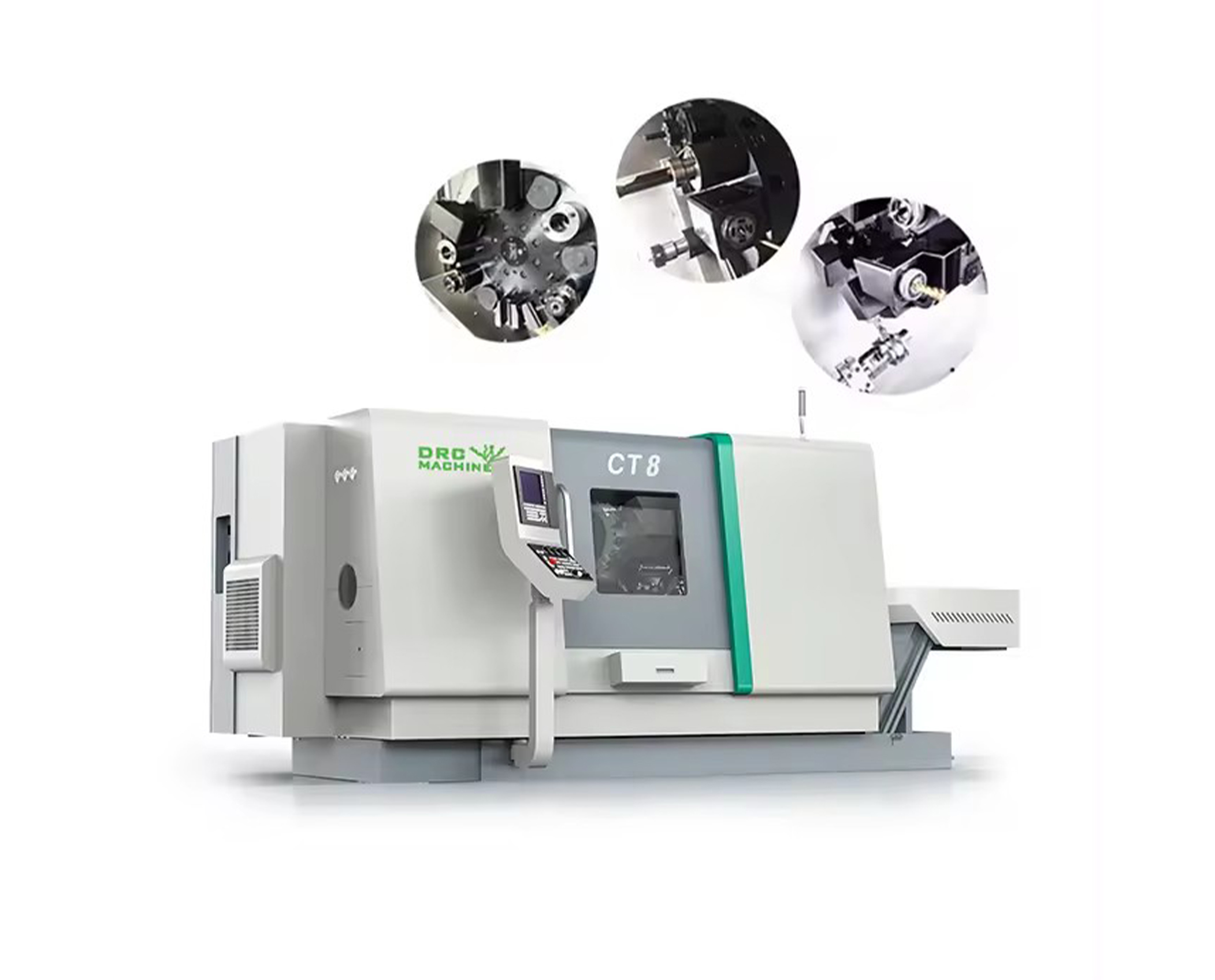 Высокоточный токарно-фрезерный центр CT8 с наклонной осью Y: Технический обзор