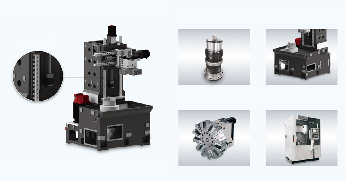 Литые детали вертикального токарного центра VT800 DRC MACHINERY