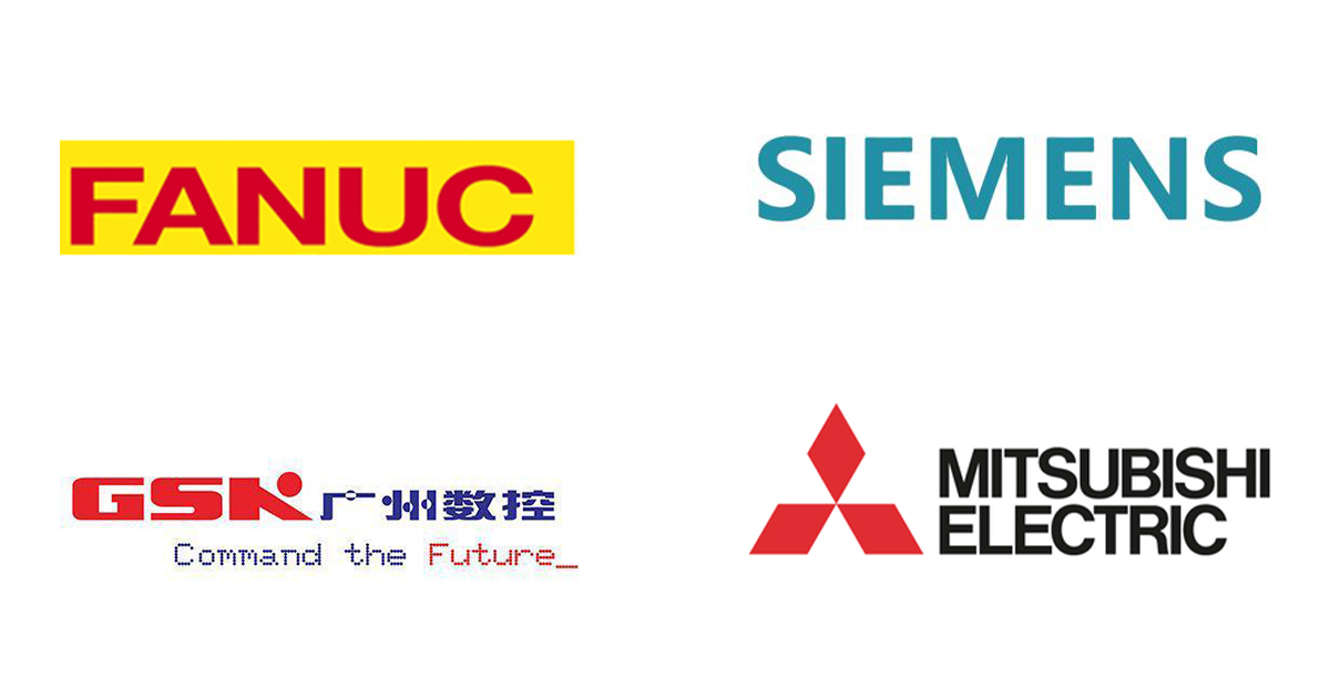 Логотипы стратегических партнеров DRC MACHINERY для вертикального токарного центра VT800