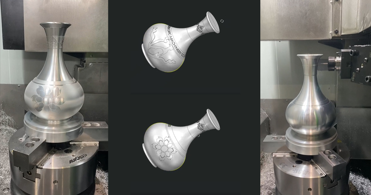 Обработанные детали на вертикальном токарном центре VT800 DRC MACHINERY