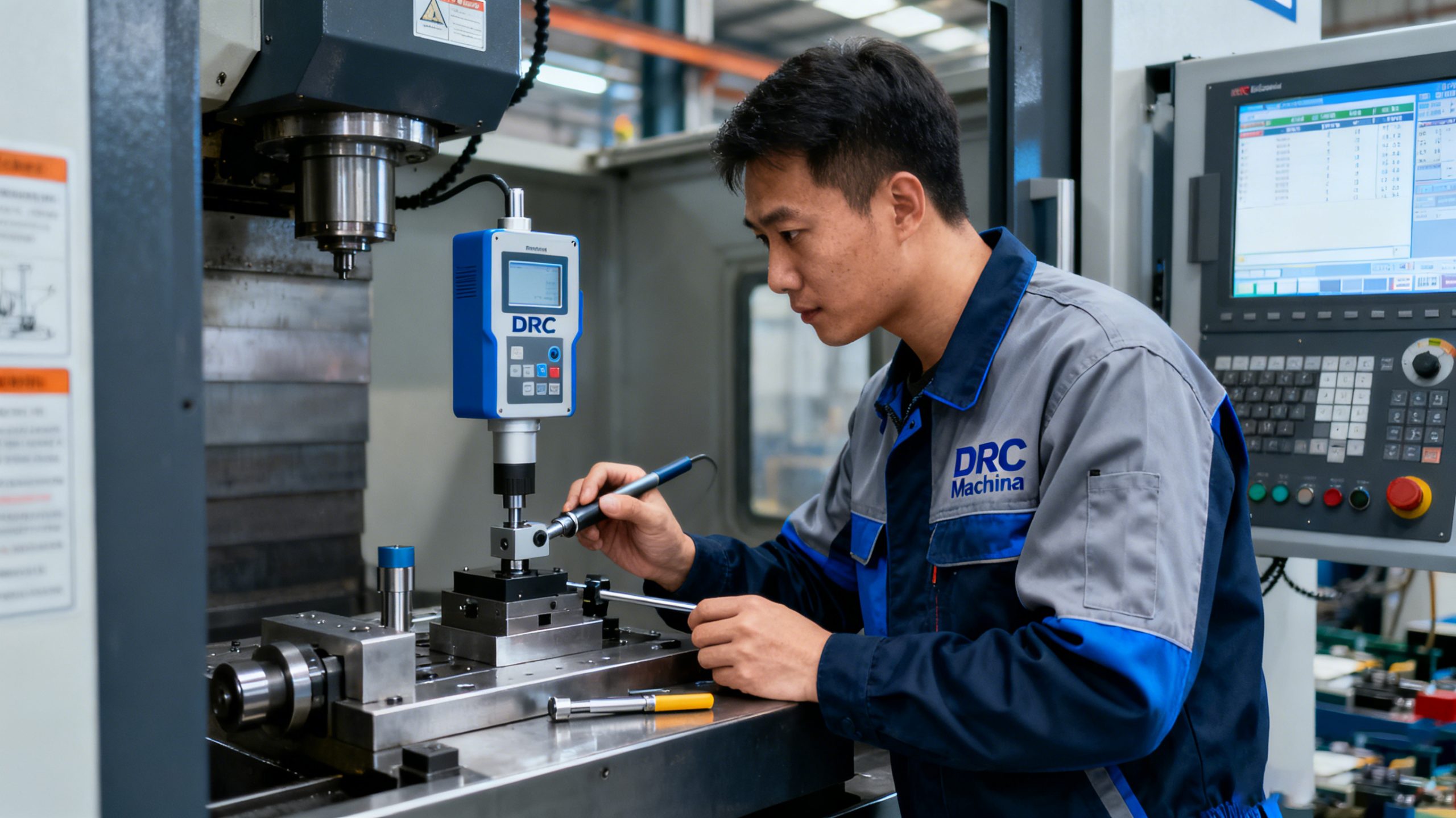 Калибровка точности станка с ЧПУ с помощью специализированных приборов: Сервисное обслуживание компании DRC Machinery